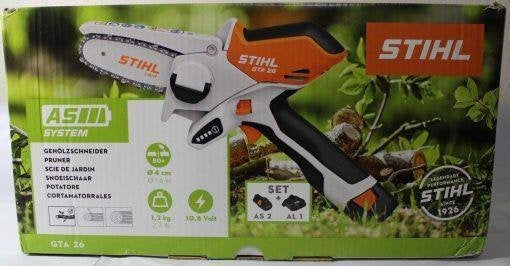 E8D43F7F-23E6-0308-19C5-0EA46B6E97F7 STIHL GTA 26 PRUNER CHAINSAW W/CARRYING CASE, BATTERY AND CHARGER. - Image 1