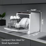 Hermitlux Countertop Dishwasher With 5-Liter Built-in Water Tank - Image 8